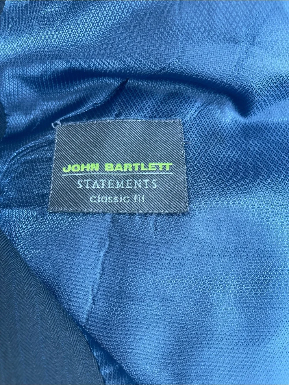 Men's Navy Two-Button Blazer